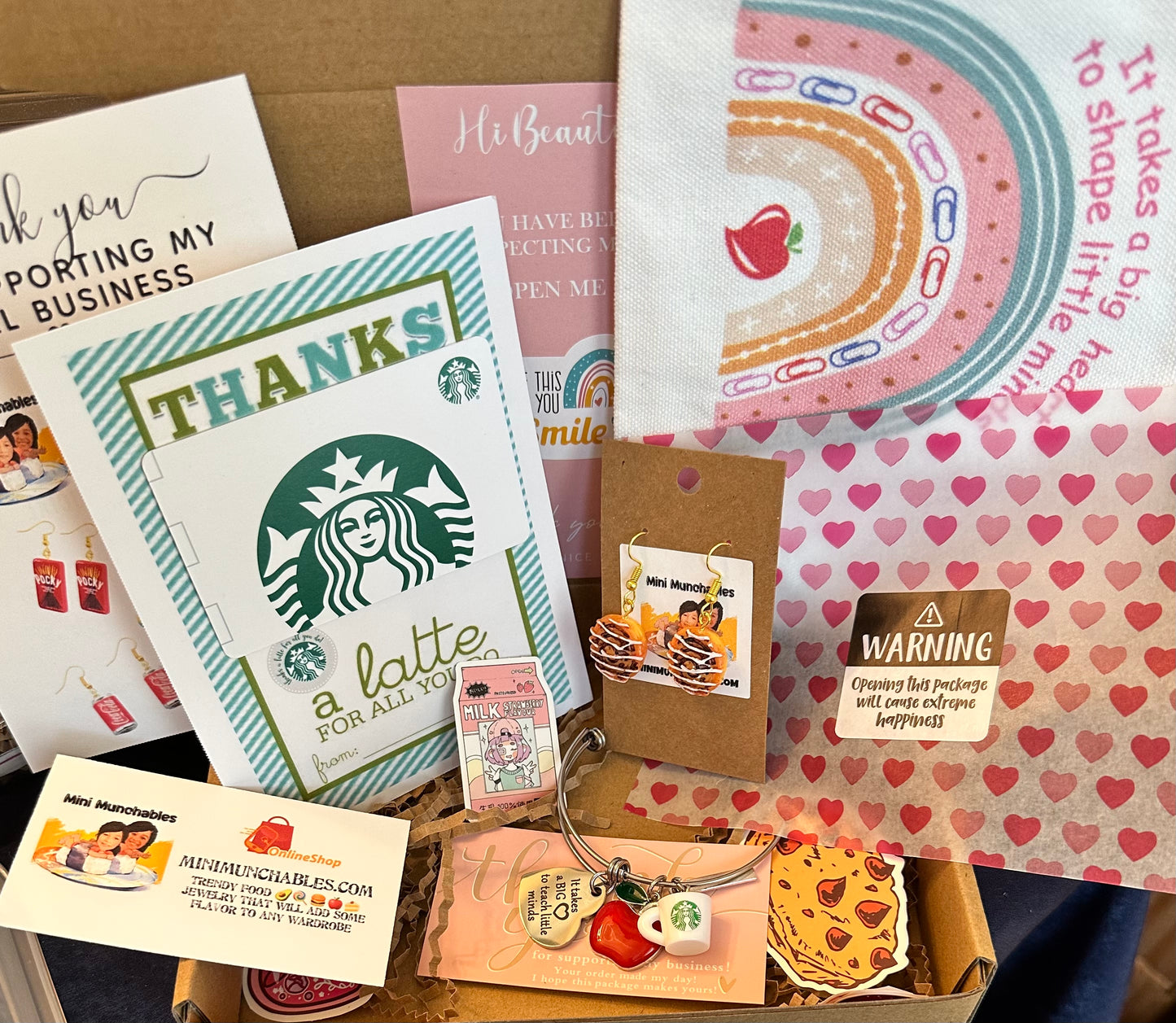 Teachers box ( cinnamon roll ) PRESALE buy now/shipped May 16th!