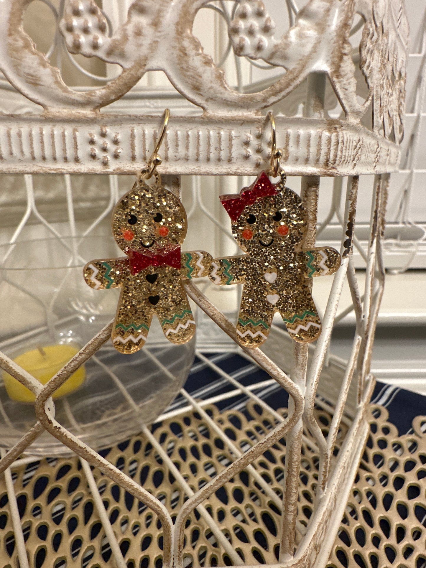 Glitter Gingerbread Man and Woman